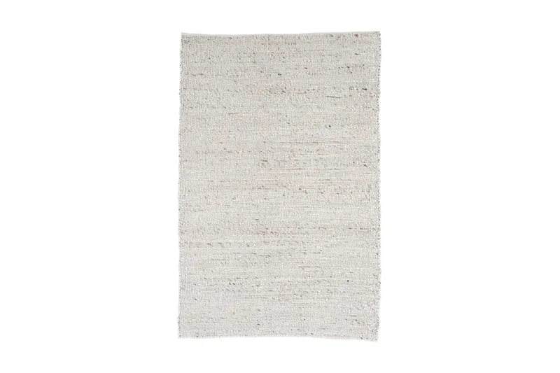Loump Ullmatta 200x300 cm, Vit/Beige