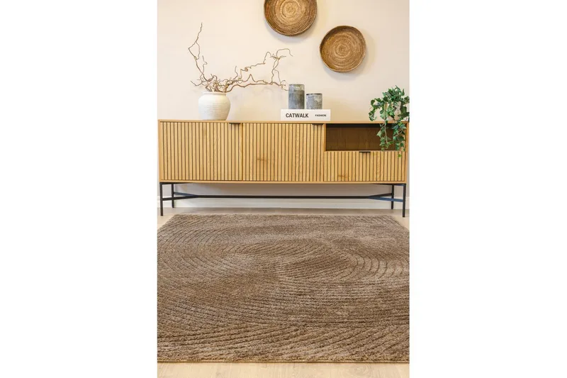 Maskinvävd Matta Genova Harmony - 160x230 cm, Mocca - Products - Textil & mattor - Matta - Modern matta - Wiltonmatta