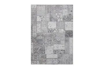 Patchwork Wiltonmatta 200x290 cm Rektangulär - Silver - Products - Textil & mattor - Matta - Modern matta - Wiltonmatta