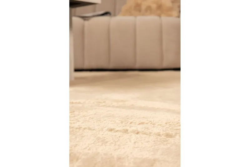 Relax Ryamatta Rund 120 cm - Beige - Products - Textil & mattor - Matta - Modern matta - Ryamatta