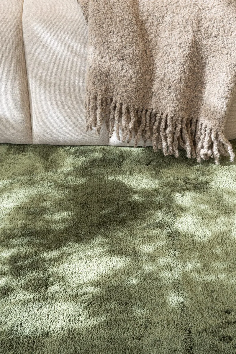 Cozy Ryamatta 240x340 cm Rektangulär - Grön - Products - Textil & mattor - Matta - Modern matta - Ryamatta