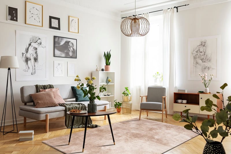 Cozy Ryamatta 240x340 cm Rektangulär - Linne - Products - Textil & mattor - Matta - Modern matta - Ryamatta