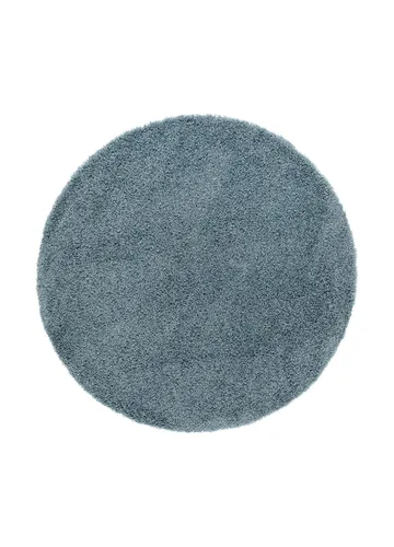Lounge Ryamatta 240 cm Rund, Petrolblå