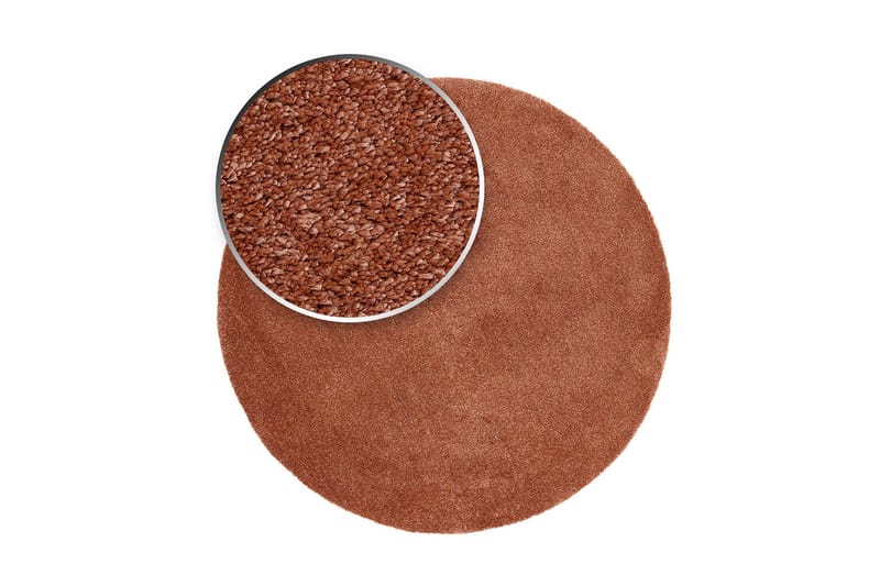 Sheraton Ryamatta Rund 160 cm - Terracotta - Products - Textil & mattor - Matta - Modern matta - Ryamatta