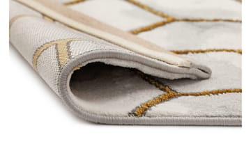 Skravelsbo Cube Matta 200x290 cm - Guld - Products - Textil & mattor - Matta - Modern matta - Wiltonmatta