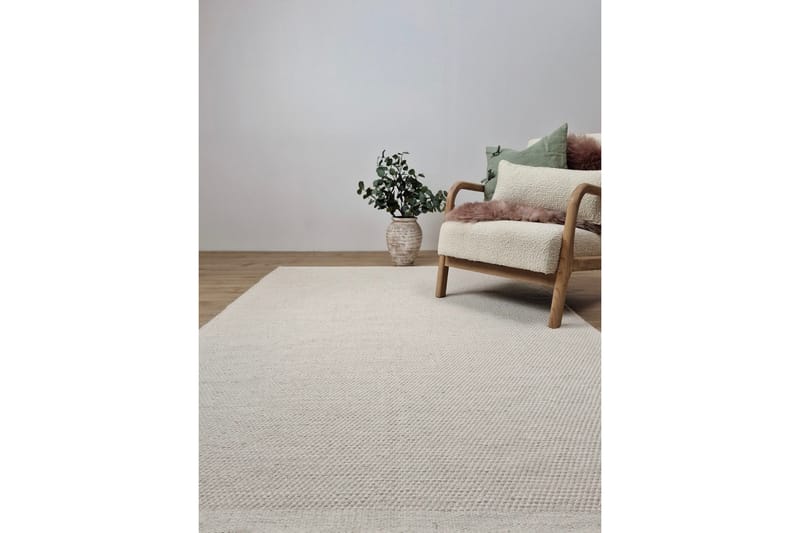 Torsby Ullmatta 160x230 cm Rektangulär - Vit - Products - Textil & mattor - Matta - Modern matta - Ullmatta