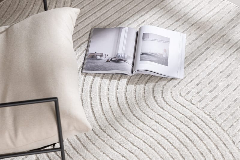 Vince Wiltonmatta 160x230 cm Oval - Vit - Products - Textil & mattor - Matta - Modern matta - Friezematta