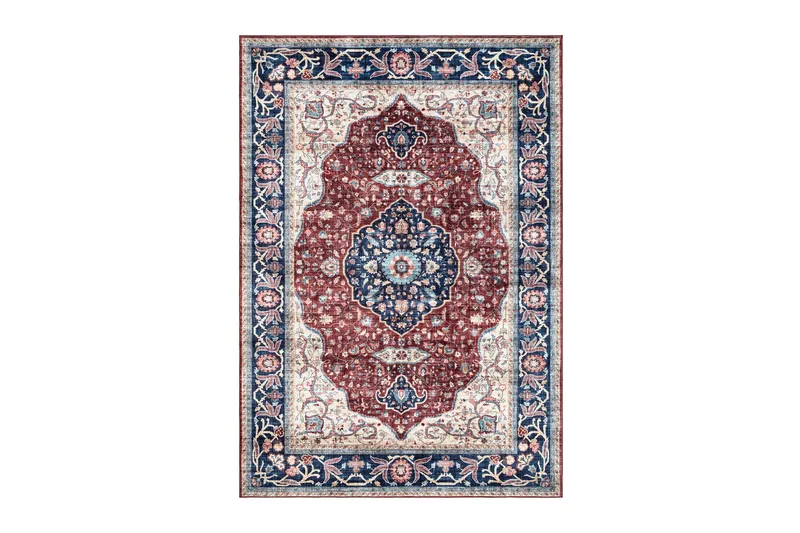 Tarfaya Friezematta 200x290 cm, Röd