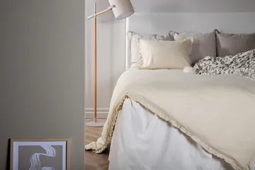 Lias Bäddset 2-Dels 150x200/50x60 cm - Beige - Products - Textil & mattor - Sängkläder - Bäddset & påslakanset - Påslakanset dubbelsäng