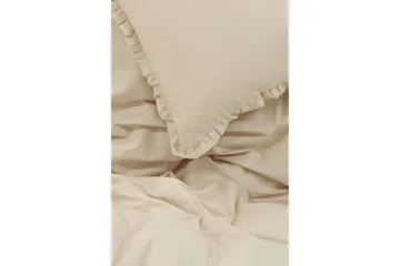 Lias Bäddset 2-Dels 150x200/50x60 cm - Beige - Products - Textil & mattor - Sängkläder - Bäddset & påslakanset - Påslakanset dubbelsäng