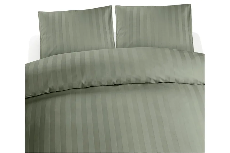 Påslakanset Dubbelsäng 3-Dels Satin, Grön