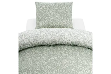 Påslakanset Enkelsäng 2-Dels Garden - Grön - Products - Textil & mattor - Sängkläder - Bäddset & påslakanset - Påslakanset dubbelsäng