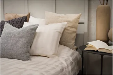 Påslakanset Enkelsäng 2-Dels Satin - Sand - Products - Textil & mattor - Sängkläder - Bäddset & påslakanset - Påslakanset dubbelsäng