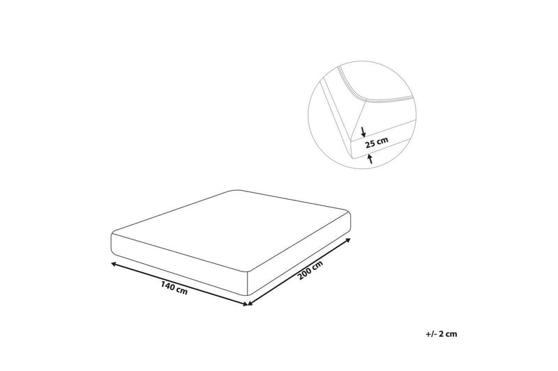 Dra-på-lakan Hofuf Grå, 140x200 cm - Grå, 140x200 cm - Products - Textil & mattor - Sängkläder - Lakan - Dra på lakan