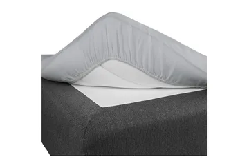 Dra-på-lakan Borganäs of Sweden - 140 x 200 cm, Ljusgrå - Products - Textil & mattor - Sängkläder - Lakan - Dra på lakan