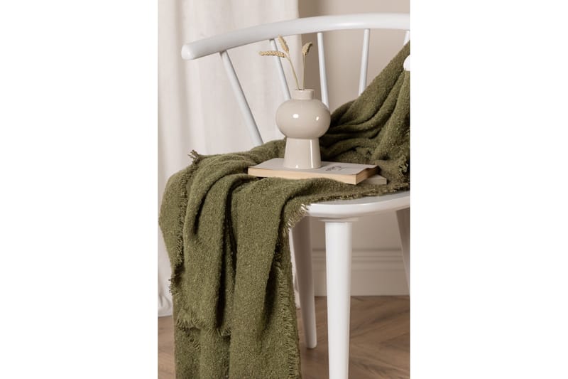 Stanly Pläd 130x170 cm - Grön - Products - Textil & mattor - Filt & pläd