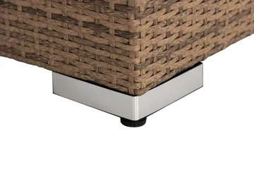 Bahamas Vänstermodul 140 cm - Sand Beige / Vita dynor - Products - Utemöbler & utemiljö - Övrigt utemöbler - Moduler utesoffa - Vänstermodul utesoffa