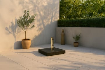 Stathera Parasollsten - Svart - Products - Utemöbler & utemiljö - Övrigt utemöbler - Tillbehör utemöbler - Parasollfot