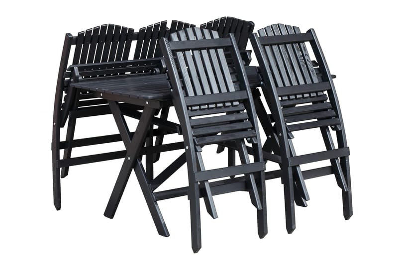 Delpino Klappstol Utomhus - Mörkbrun - Products - Utemöbler & utemiljö - Balkong & altan - Balkongmöbler - Balkongstol