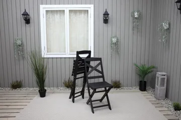 Edilma Klappstol Utomhus - Mörkbrun - Products - Utemöbler & utemiljö - Balkong & altan - Balkongmöbler - Balkongstol