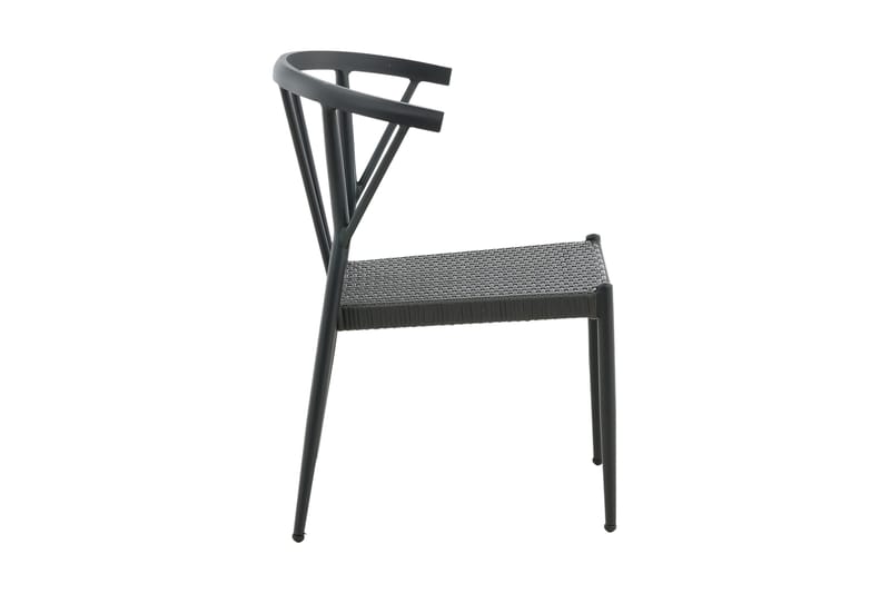Stina Karmstol Utomhus - Svart - Products - Utemöbler & utemiljö - Balkong & altan - Balkongmöbler - Balkongstol