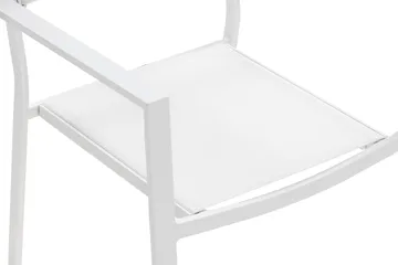 Tunis Stapelstol Utomhus - Vit/Vit - Products - Utemöbler & utemiljö - Balkong & altan - Balkongmöbler - Balkongstol