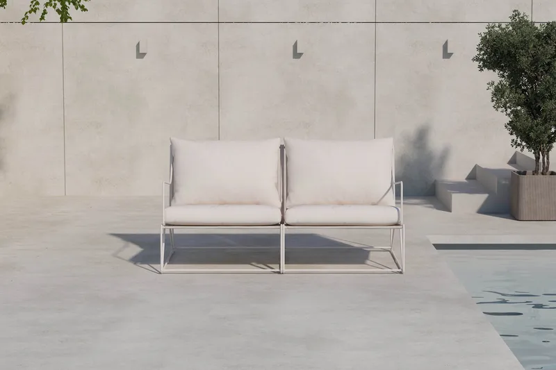 Usteryd 2 sits Loungesoffa - Products - Utemöbler & utemiljö - Balkong & altan - Balkongmöbler - Balkongsoffa