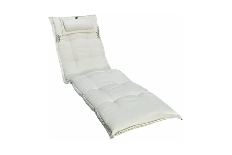 Canyon Solsängsdyna med nackkudde Fritab Vit - Products - Utemöbler & utemiljö - Dynor - Positionsdynor