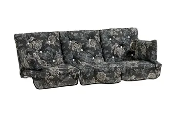 Flock Hammockset Svart - Fritab - Products - Utemöbler & utemiljö - Dynor - Hammockdynor