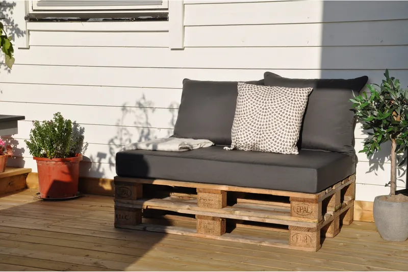 Royal Palle Sitsdyna 120x80 cm Vattenavvisande Svart, Fritab