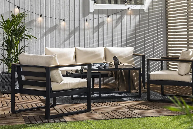 Aspvik Soffgrupp - Products - Utemöbler & utemiljö - Loungemöbler - Loungeset & loungegrupp
