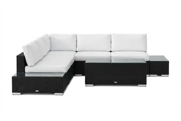 Bahamas Hörnsoffa (Vändbar) öppet avslut inkl avslut 5 sits - bord utan hylla - Products - Utemöbler & utemiljö - Loungemöbler - Loungeset & loungegrupp