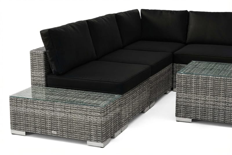 Bahamas Hörnsoffa (Vändbar) öppet avslut inkl avslut 5 sits - bord utan hylla - Products - Utemöbler & utemiljö - Loungemöbler - Loungeset & loungegrupp