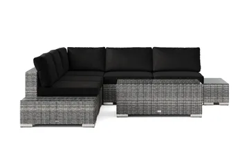 Bahamas Hörnsoffa (Vändbar) öppet avslut inkl avslut 5 sits - bord utan hylla - Products - Utemöbler & utemiljö - Loungemöbler - Loungeset & loungegrupp