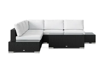 Bahamas Hörnsoffa (Vändbar) öppet avslut inkl avslut 5 sits - bord utan hylla - Products - Utemöbler & utemiljö - Loungemöbler - Loungeset & loungegrupp