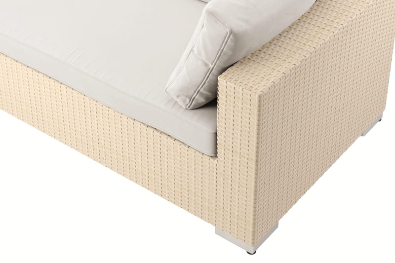 Bahamas utomhus L-soffa höger 7-sits med fåtölj och bord - Beige - Products - Utemöbler & utemiljö - Loungemöbler - Loungeset & loungegrupp