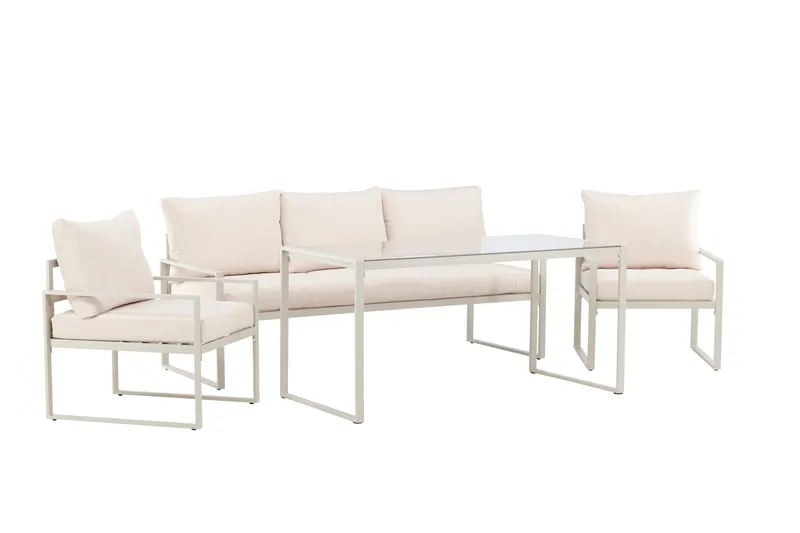 Catania Soffgrupp Utomhus 5-sits - Beige - Products - Utemöbler & utemiljö - Loungemöbler - Loungeset & loungegrupp