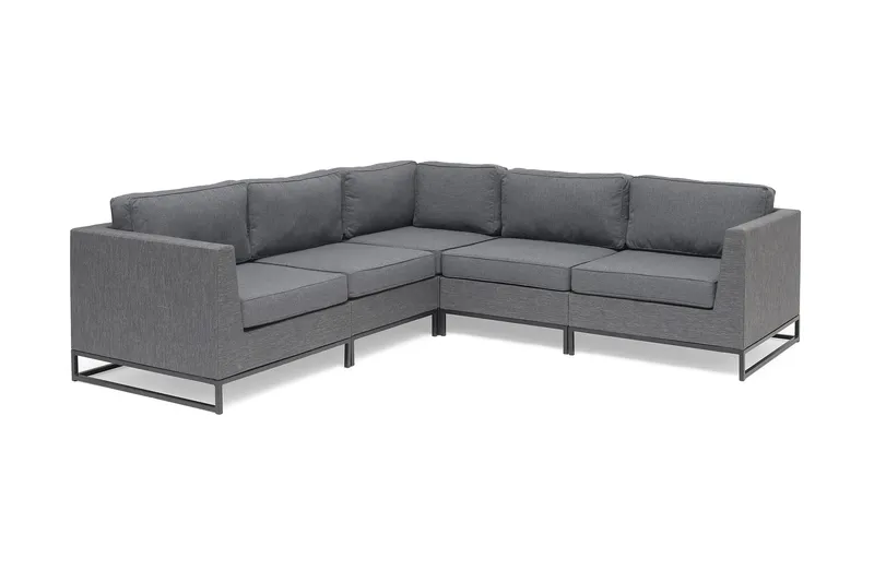 Hillerstorp Adelshamn Hörnsoffa Utomhus - Grå - Products - Utemöbler & utemiljö - Loungemöbler - Loungeset & loungegrupp