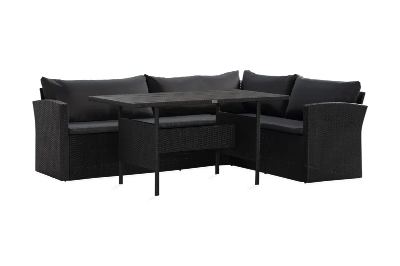 James Light Soffgrupp Utomhus  5-sits - Svart - Products - Utemöbler & utemiljö - Loungemöbler - Loungeset & loungegrupp