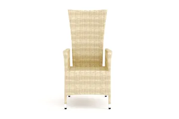 Jenny Fällbar fåtölj utomhus - Matstol ute i konstrotting - Beige - Products - Utemöbler & utemiljö - Loungemöbler - Loungestol utomhus