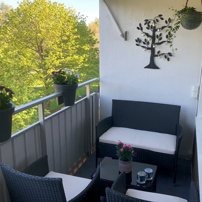 Litet loungeset för balkong | Lyfco Fjällbacka - Products - Utemöbler & utemiljö - Loungemöbler - Loungeset & loungegrupp