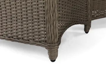 Marcus Soffgrupp 2-sits Ink. Fåtöljer - Brun / Gråa dynor - Products - Utemöbler & utemiljö - Loungemöbler - Loungeset & loungegrupp