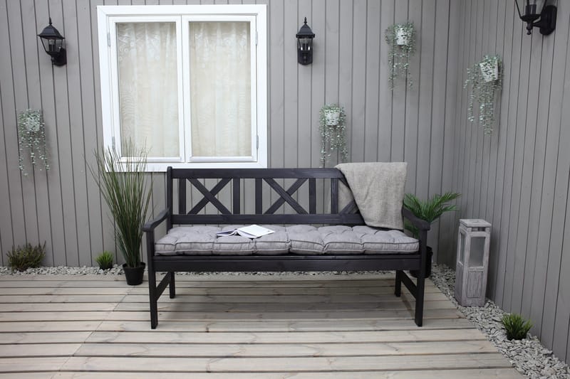 Olivo 3-sits Utesoffa - Kaffesvart - Products - Utemöbler & utemiljö - Loungemöbler - Loungesoffor