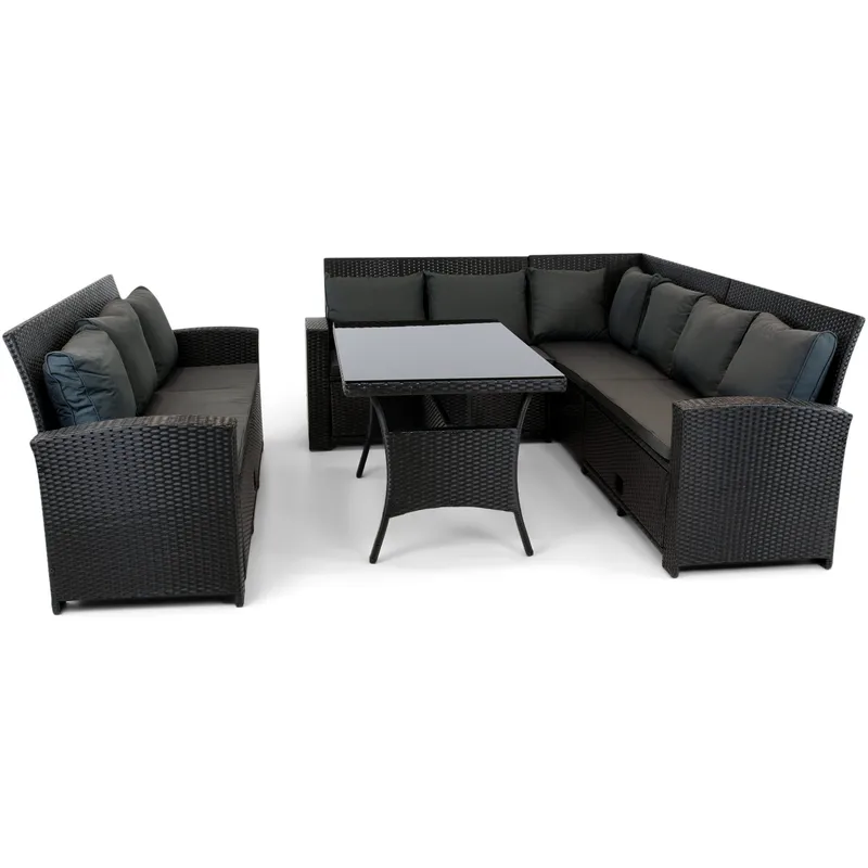 Soffgrupp utemöbler | Inbyggd förvaring | Lyfco Sannäs - Products - Utemöbler & utemiljö - Loungemöbler - Loungeset & loungegrupp