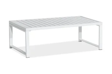 Tunis Loungegrupp Utomhus - 4-sits Loungeset Utemöbler för Uteplats - Vit / Gråa dynor - Products - Utemöbler & utemiljö - Loungemöbler - Loungeset & loungegrupp