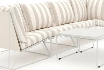 Usteryd utomhus rak 4-sits soffa - Beige/Striped - Products - Utemöbler & utemiljö - Loungemöbler - Loungesoffor
