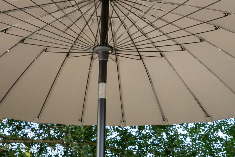 Palmetto Parasoll 270 cm - Grå - Products - Utemöbler & utemiljö - Solskydd - Parasoll
