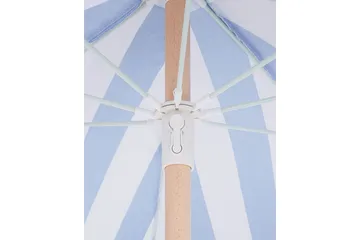 Teulon Parasoll 150 cm - Blå/Vit/Ljusbrun - Products - Utemöbler & utemiljö - Solskydd - Parasoll