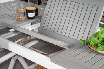 Albany Matbord Utomhus 152-210 cm - Grå/Vit - Products - Utemöbler & utemiljö - Utebord & trädgårdsbord - Matbord utomhus
