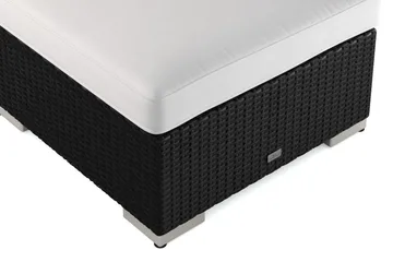 Bahamas Divanmodul - Loungebord utomhus 75x75 cm till soffor - Svart - Products - Utemöbler & utemiljö - Utebord & trädgårdsbord - Loungebord & soffbord utomhus